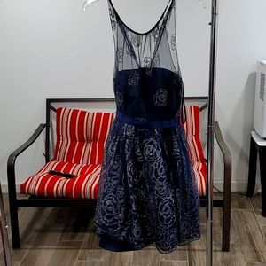 Navy blue with sparkles Windsor dress size 1/2